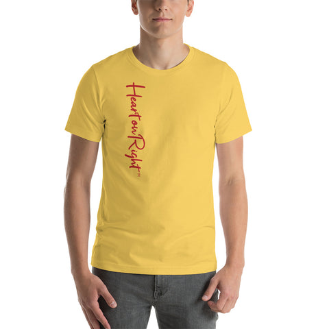 Heart On Right | Short-Sleeve Unisex T-Shirt