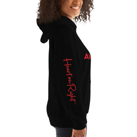 Heart On Right America | Unisex Hoodie