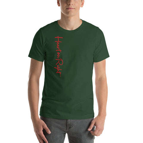 Heart On Right | Short-Sleeve Unisex T-Shirt