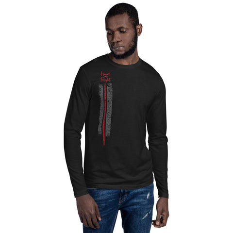 Heart Of The Warrior | Long Sleeve Fitted Crew