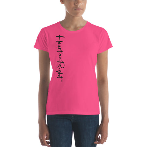 Heart On Right | Women's short sleeve t-shirt