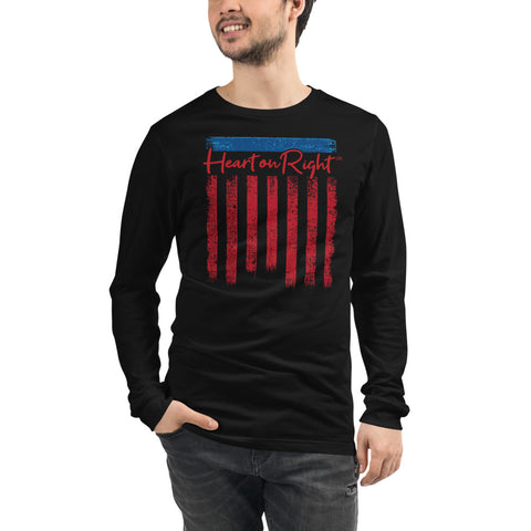 Patriot's Heart | Unisex Long Sleeve Tee