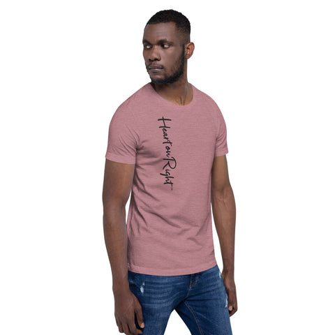 Heart On Right | Short-Sleeve Unisex T-Shirt