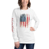 Old Glory Heart | Unisex Long Sleeve Tee