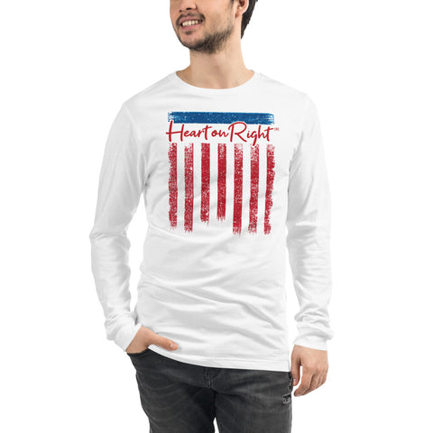 Patriot's Heart | Unisex Long Sleeve Tee