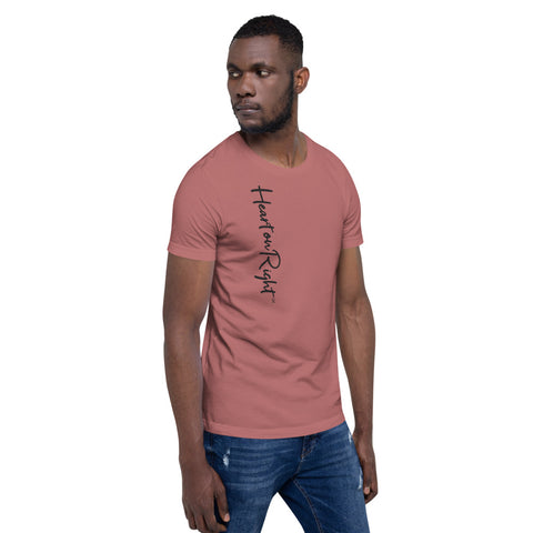 Heart On Right | Short-Sleeve Unisex T-Shirt