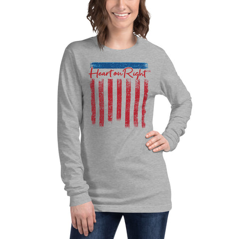 Patriot's Heart | Unisex Long Sleeve Tee