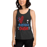 American Cutie | Women's Tri-Blend Racerback Tank