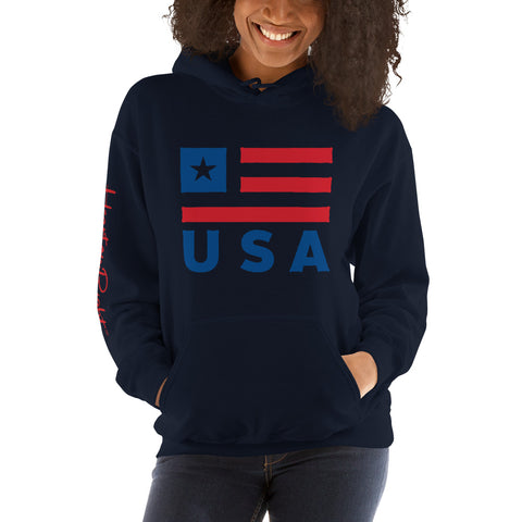 Heart On Right USA | Unisex Hoodie