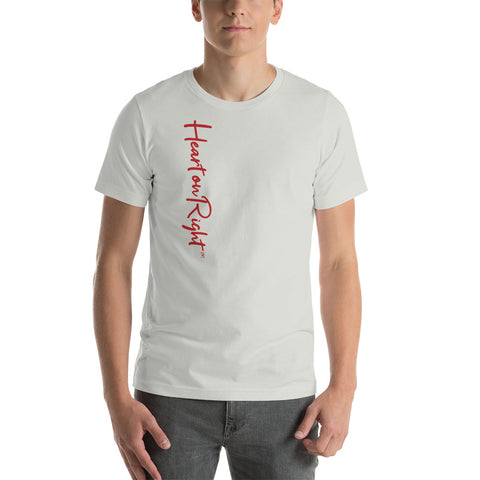 Heart On Right | Short-Sleeve Unisex T-Shirt