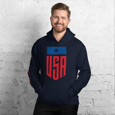 Heart On Right USA | Unisex Hoodie