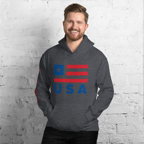 Heart On Right USA | Unisex Hoodie
