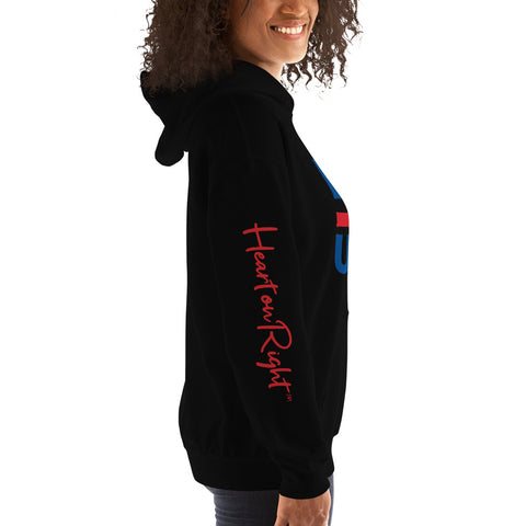 Heart On Right USA | Unisex Hoodie