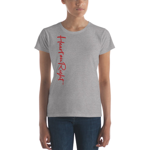 Heart On Right | Women's short sleeve t-shirt