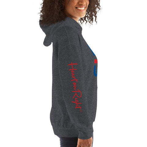 Heart On Right USA | Unisex Hoodie
