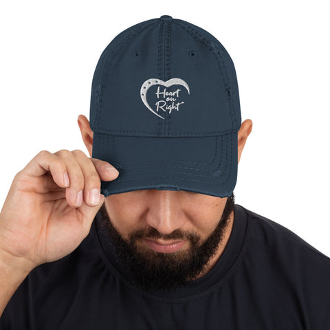 My Heart | Distressed Dad Hat