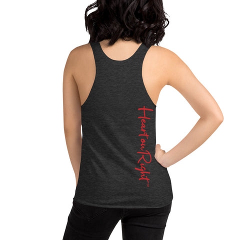 American Girl | Women's Tri-Blend Racerback Tank