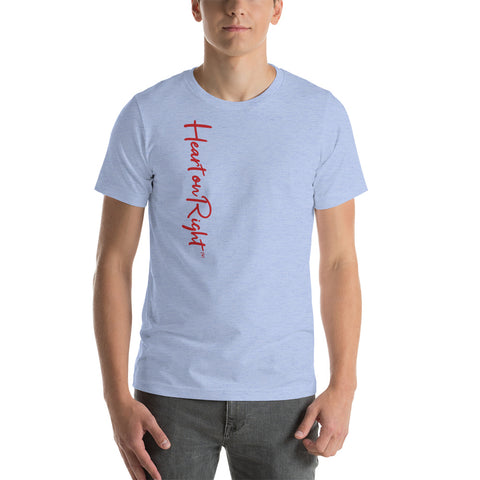 Heart On Right | Short-Sleeve Unisex T-Shirt