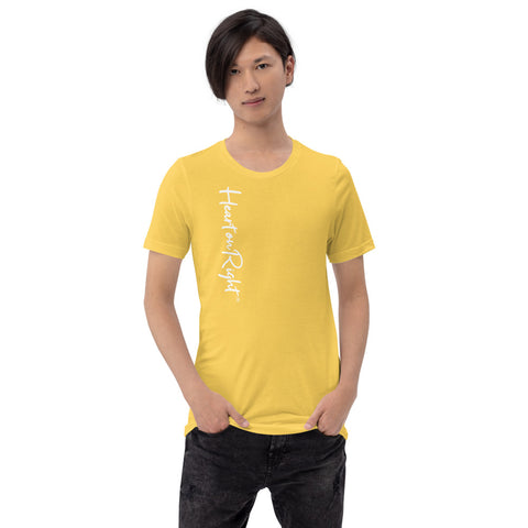 Heart On Right | Short-Sleeve Unisex T-Shirt