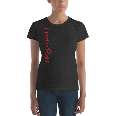Heart On Right | Women's short sleeve t-shirt