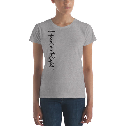 Heart On Right | Women's short sleeve t-shirt