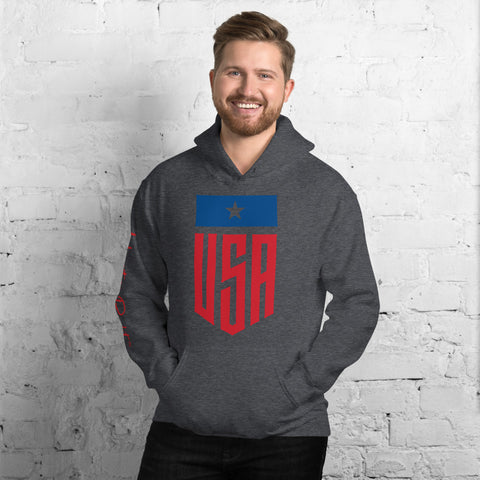 Heart On Right USA | Unisex Hoodie