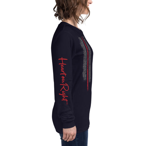 Heart Of The Warrior | Unisex Long Sleeve Tee