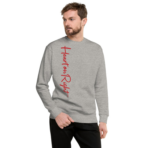 Heart On Right | Unisex Fleece Pullover