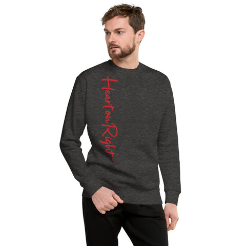 Heart On Right | Unisex Fleece Pullover