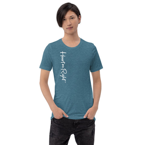 Heart On Right | Short-Sleeve Unisex T-Shirt