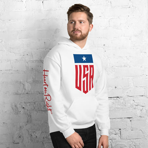 Heart On Right USA | Unisex Hoodie