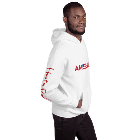 Heart On Right America | Unisex Hoodie