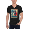 Lady Liberty | Unisex Short Sleeve V-Neck T-Shirt