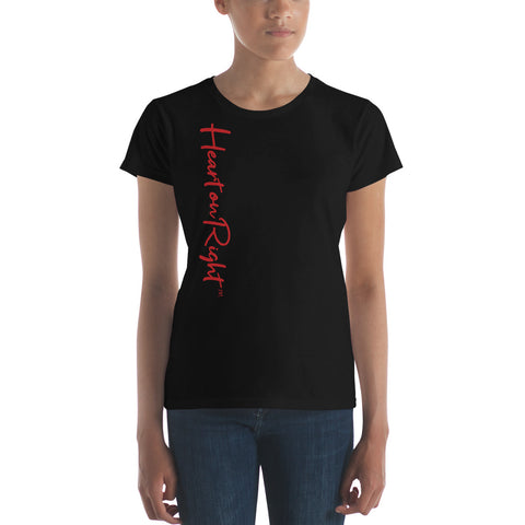 Heart On Right | Women's short sleeve t-shirt