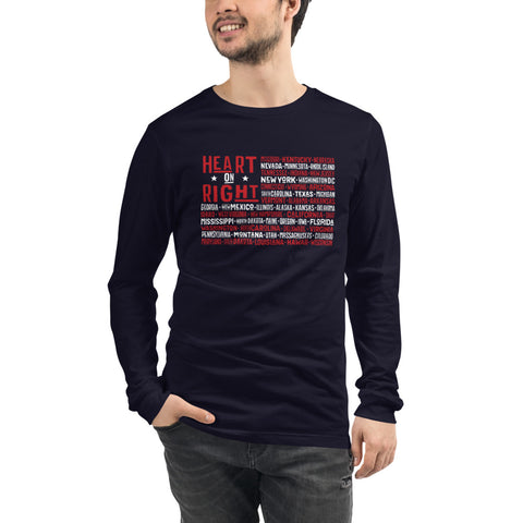 One Nation One Heart | Unisex Long Sleeve Tee