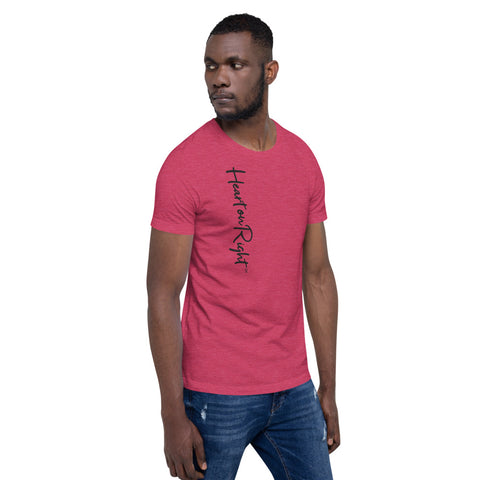 Heart On Right | Short-Sleeve Unisex T-Shirt
