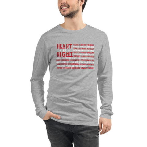 One Nation One Heart | Unisex Long Sleeve Tee