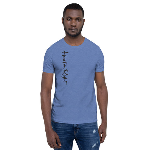 Heart On Right | Short-Sleeve Unisex T-Shirt
