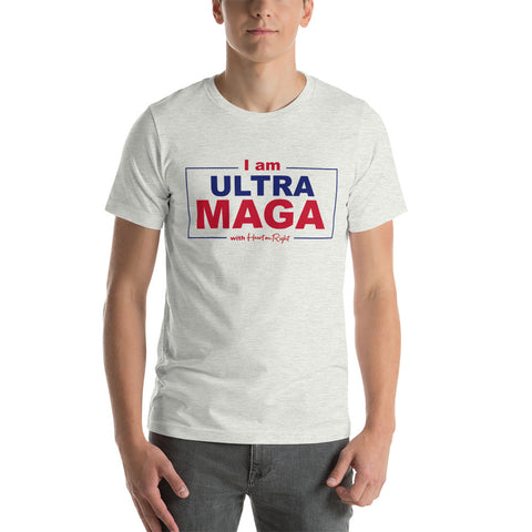 I am ULTRA MAGA with Heart On Right | Unisex t-shirt